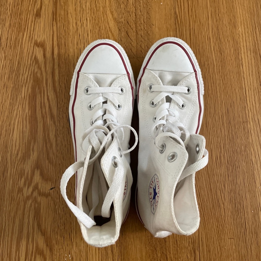 White high top converse SOLD